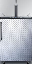 24 Inch, 5.6 Cu. Ft. Freestanding Beer Dispenser with Single Sanke Tap