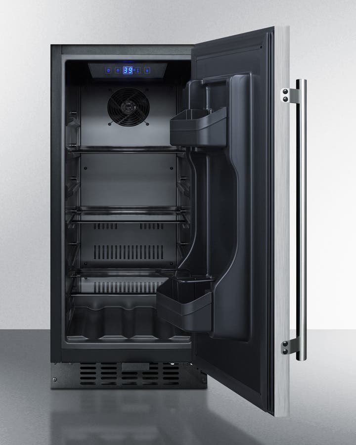Summit FF1532BSS Stainless Steel/Black