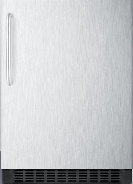 Summit FF64BXSSTB Stainless Steel/Black, Towel Bar Handle