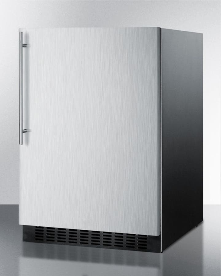 Summit FF64BXSSHV Stainless Steel/Black, Thin Handle