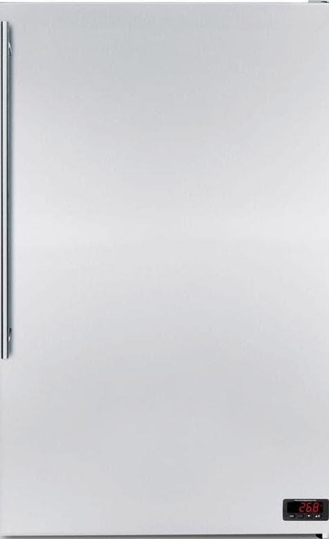 Summit FS603SSVHFROST Stainless Steel/White