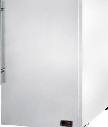 Summit FS603SSVHFROST Stainless Steel/White