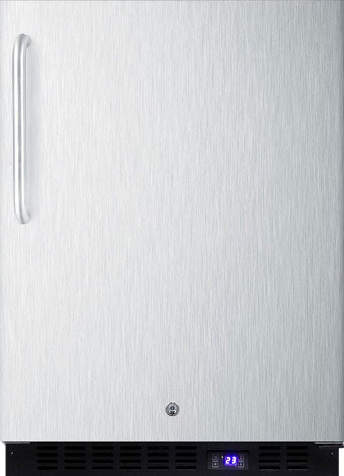 Summit SPFF51OSSSTB Stainless Steel/Black, Towel Bar Handle