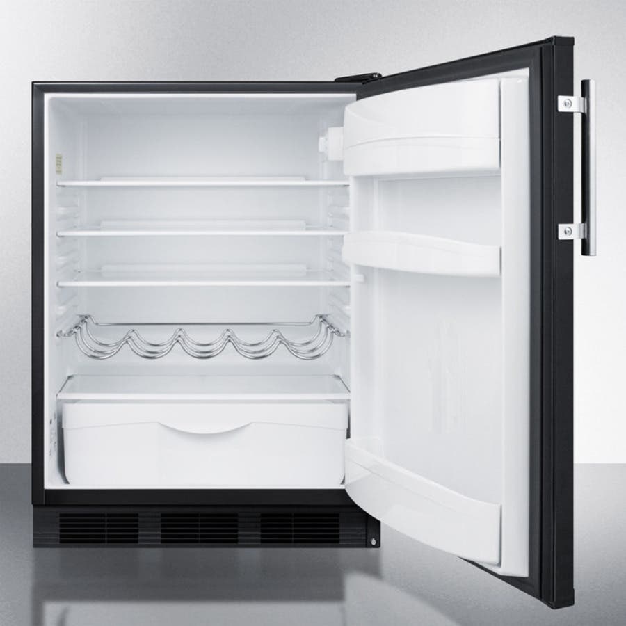 Summit FF63BADA Black, Standard Handle, ADA Compliant