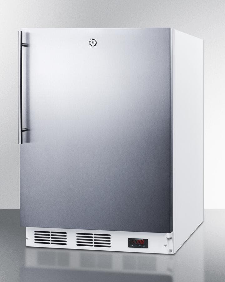 Summit VT65MLBISSHVADA Stainless Steel/White