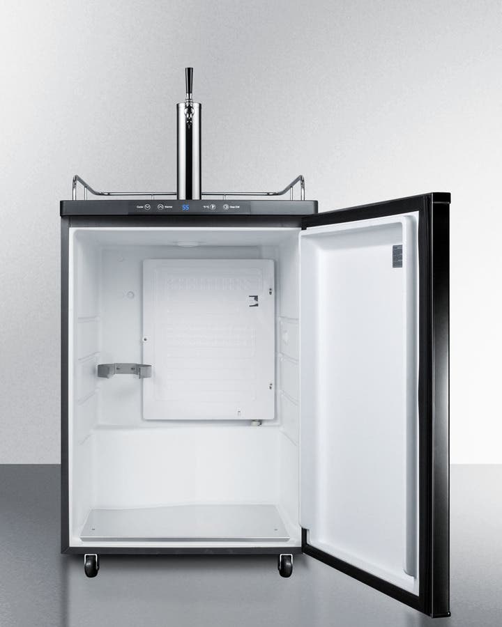 Summit SBC635MBISSHV Stainless Steel/Black, Pro Handle 