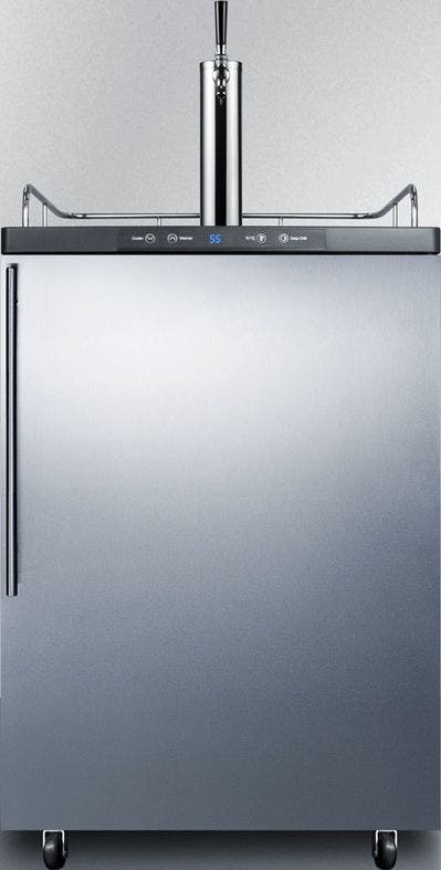 Summit SBC635MBISSHV Stainless Steel/Black, Pro Handle 