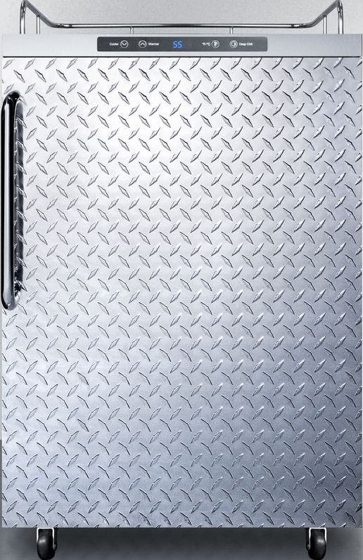 Summit SBC635MOSNKDPL Diamond Plate/Stainless Steel, Towel Bar Handle