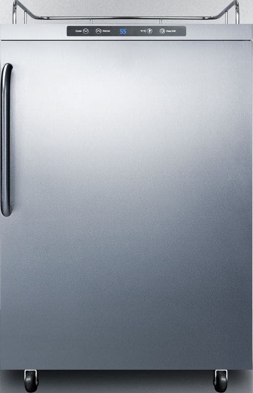 Summit SBC635MOSNK Stainless Steel, Towel Bar Handle