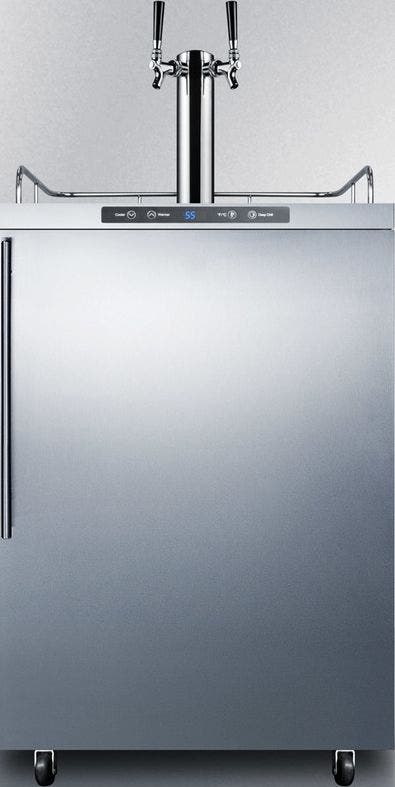 Summit SBC635MOSHVTWIN Stainless Steel, Pro Handle