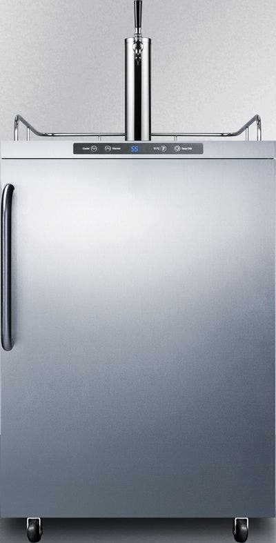 Summit SBC635MOS Stainless Steel, Towel Bar Handle, Tap Kit