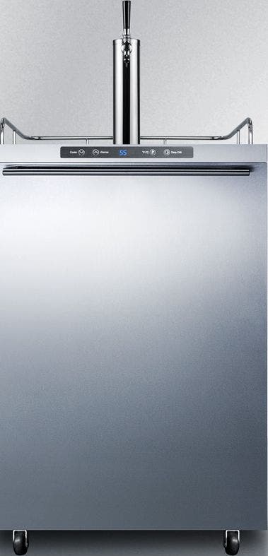 Summit SBC635MOSHH Stainless Steel, Horizontal Handle, Tap Kit