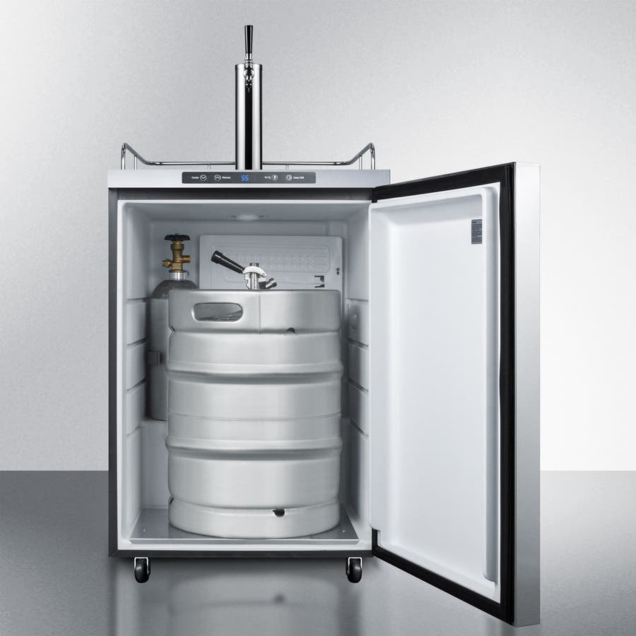 Summit SBC635MOSHH Stainless Steel, Horizontal Handle, Tap Kit