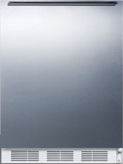 Summit CT661SSHH Stainless Steel/White, Horizontal Handle