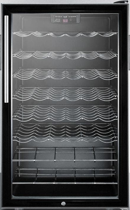 Summit SWC525LBI7HV Glass/Black, Pro Handle