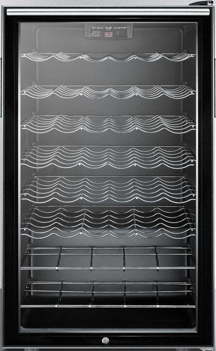 Summit SWC525LBI7HHADA Glass/Black, Horizontal Handle, ADA Compliant