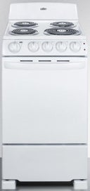 20 Inch Freestanding Electric Range with 4 Coil Elements