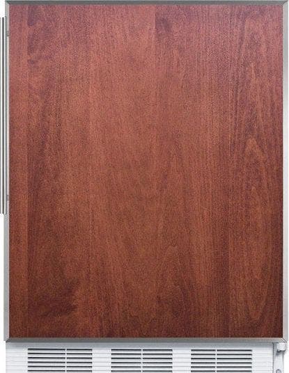 Summit FF61BIFR Panel Ready/White, Stainless Insert Frame