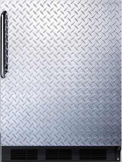 Summit CT663BBIDPL Diamond Plate/Black, Towel Bar Handle