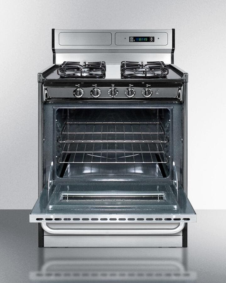Summit TTM23027BKSW Stainless Steel/Black