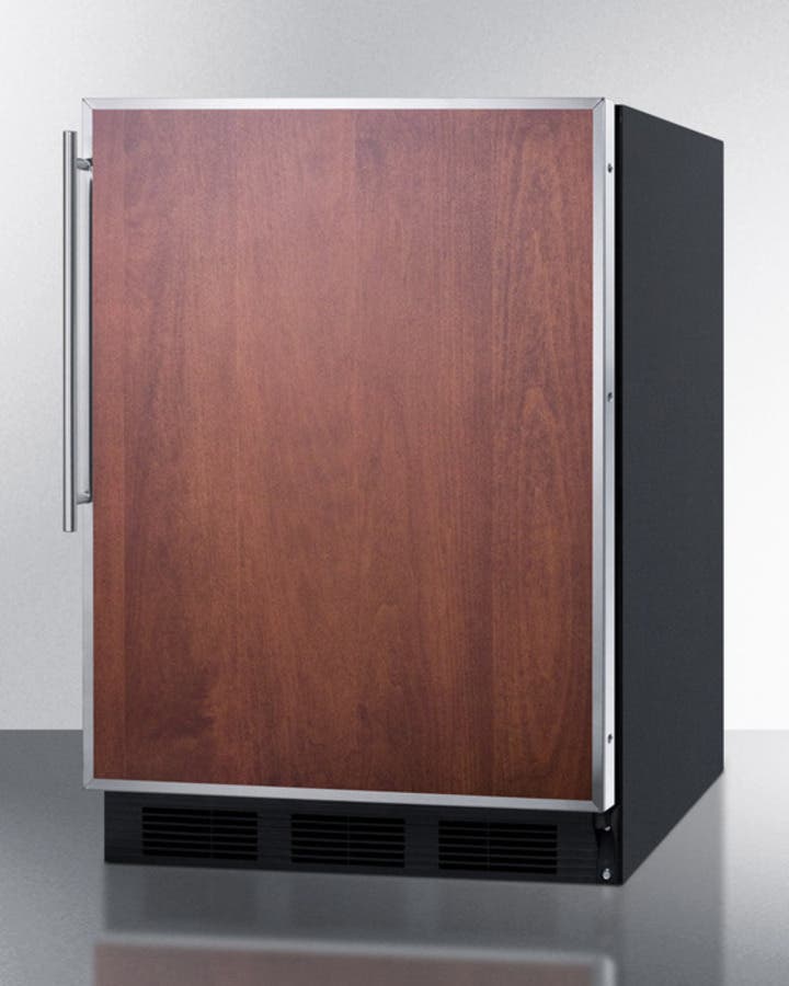Summit CT663BBIFR Panel Ready/Black, Stainless Insert Frame