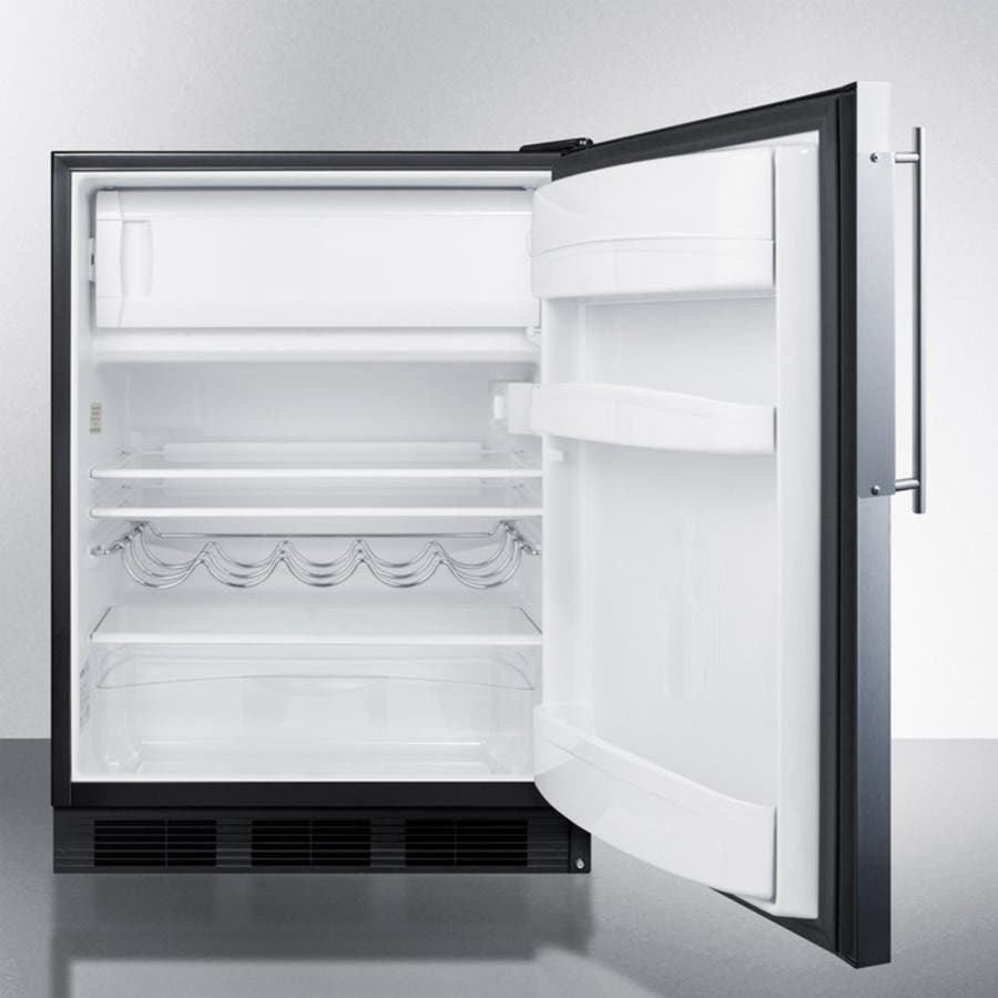 Summit CT663BBIFR Panel Ready/Black, Stainless Insert Frame