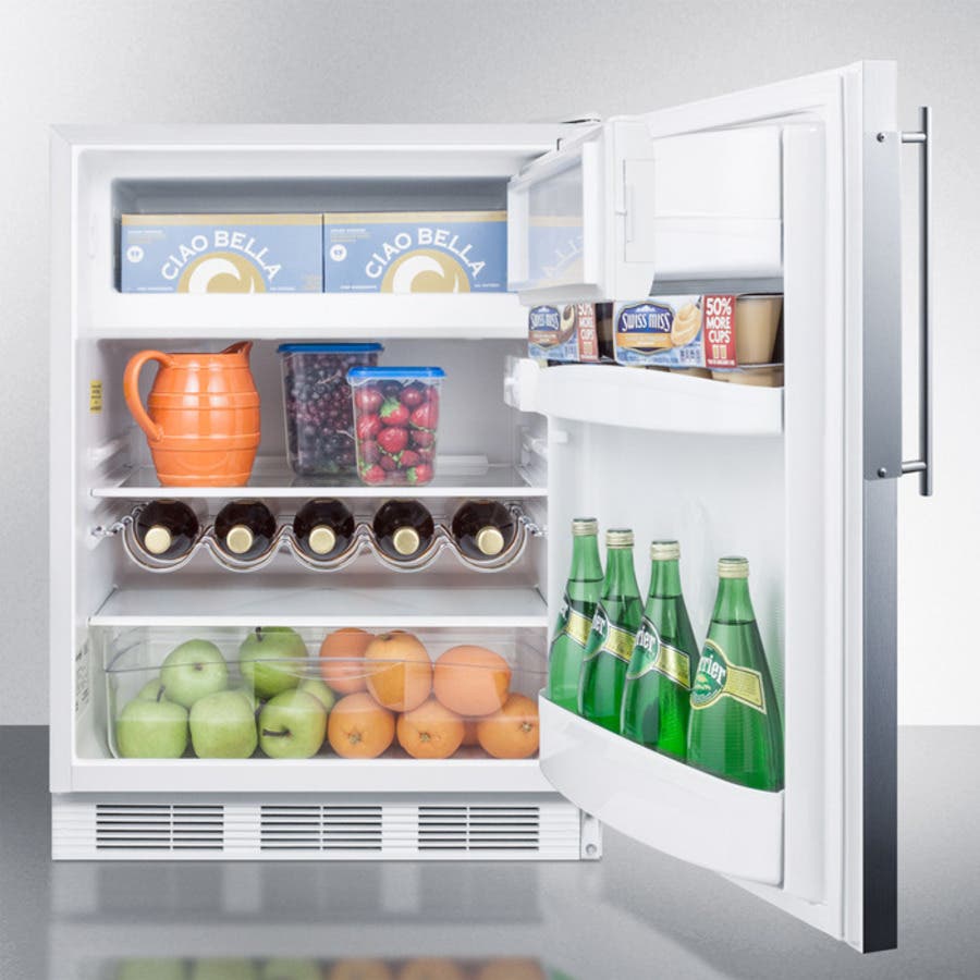 Summit CT661BIFRADA Panel Ready, Stainless Insert Frame, ADA Compliant
