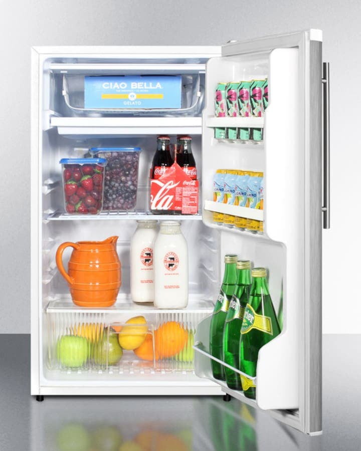 Summit FF412ESSSHV Stainless Steel/White, Pro Handle