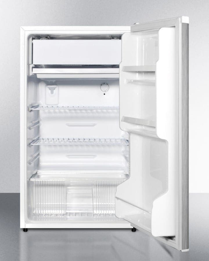 Summit FF412ESSSADA Stainless Steel/White, Pocket Handle, ADA Complian...