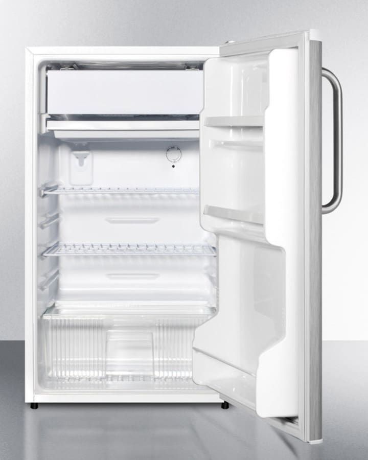 Summit FF412ESSSTBADA Stainless Steel/White, Towel Bar Handle, ADA Compl...