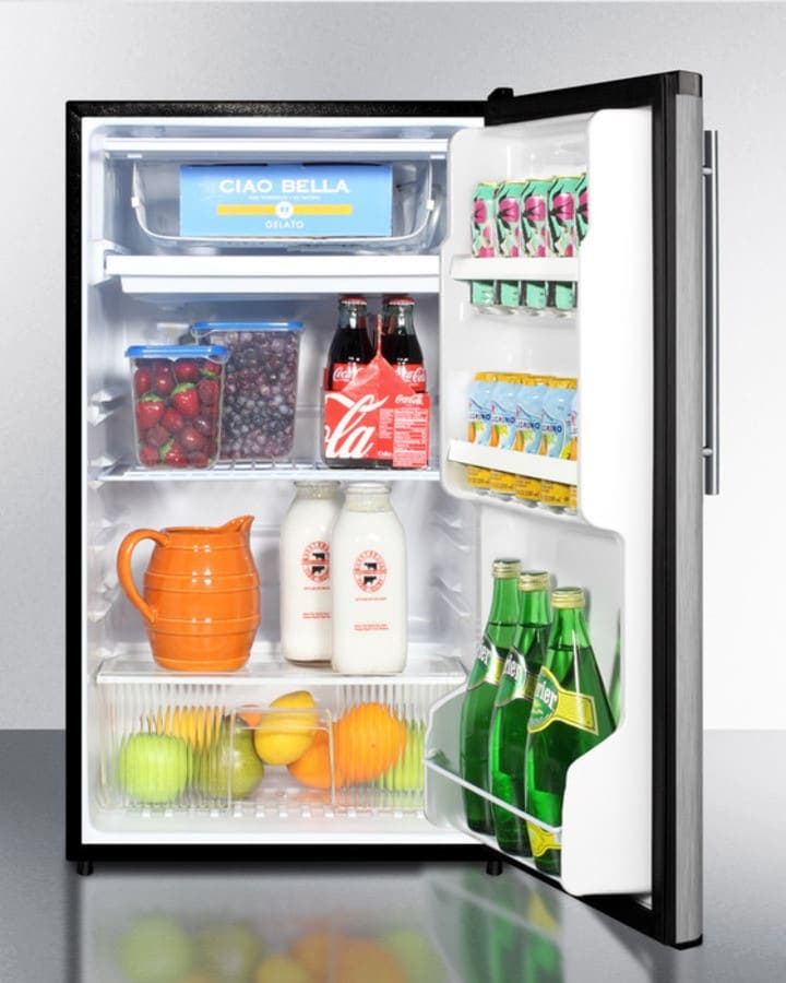 Summit FF433ESSSHVADA Stainless Steel/Black, Pro Handle, ADA Compliant