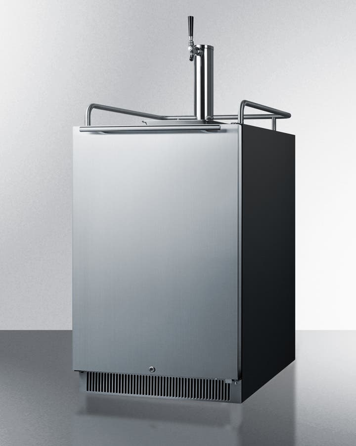 Summit SBC677BI Stainless Steel, Single Tap, Right Hinge