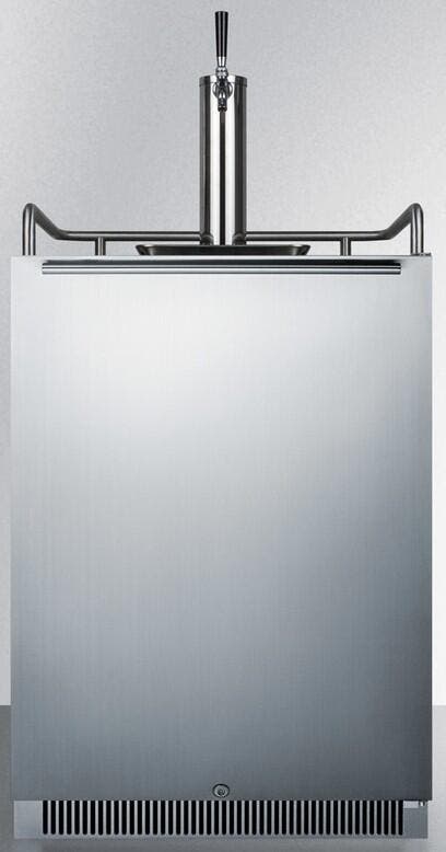 Summit SBC677BI Stainless Steel, Single Tap, Right Hinge