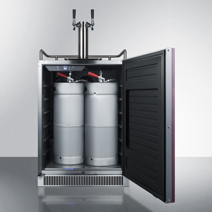 Summit SBC677BIIFTWIN Panel Ready, Dual Tap, Right Hinge