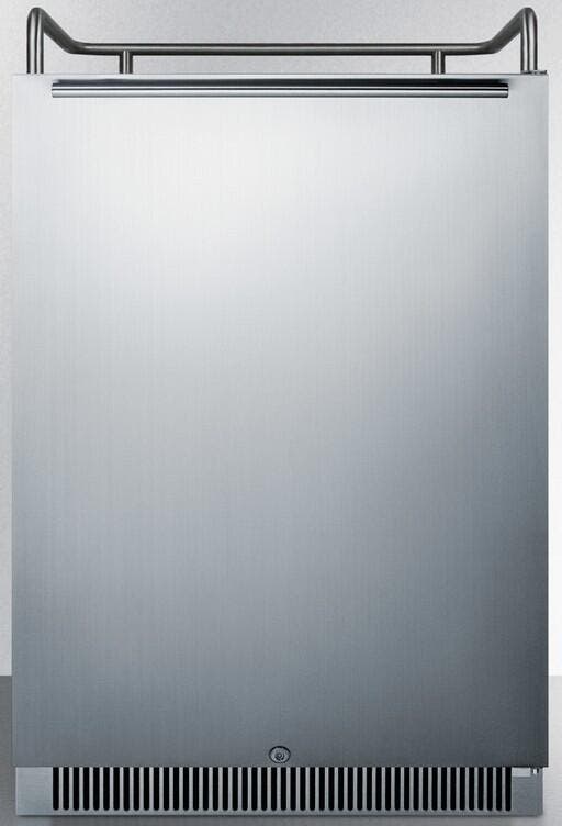 Summit SBC677BINK Stainless Steel, No Tap, Right Hinge