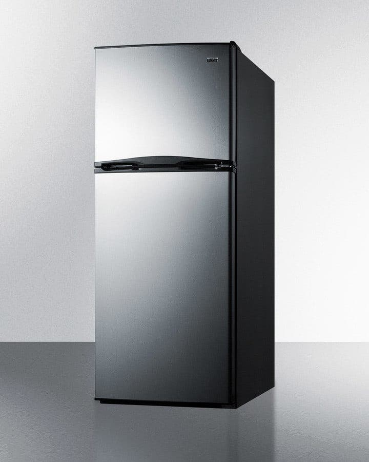 Summit FF1073SSIM Stainless Steel/Black with Ice Maker