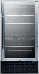 18 Inch, 2.7 Cu. Ft. Freestanding Glass Door Beverage Center