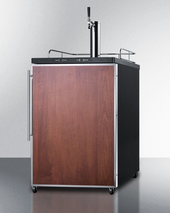 Summit SBC635MBIFR Panel Ready/Black, Stainless Steel Frame