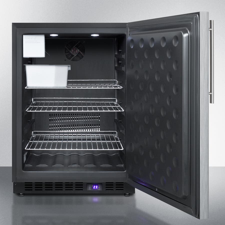 Summit SCFF53BXCSSHVIM Stainless Steel, Thin Handle, Ice Maker