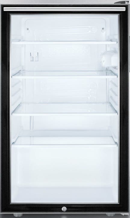 Summit SCR500BLBI7HH Glass/Black