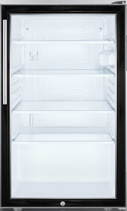 Summit SCR500BLBI7HV Glass/Black