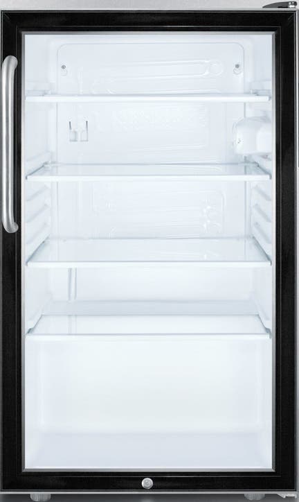 Summit SCR500BLBI7TB Glass/Black