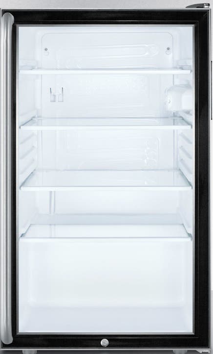 Summit SCR500BLBI7SH Glass/Black