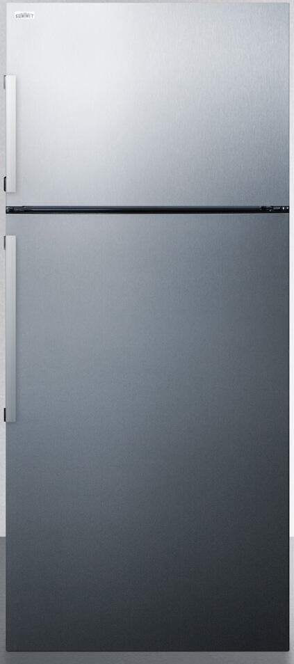 Summit FF1511SS Stainless Steel/Platinum,12.6 Cu. Ft.