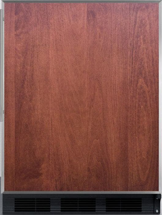 Summit FF63BBIFRADA Panel Ready/Black, Stainless Insert Frame, ADA Com...