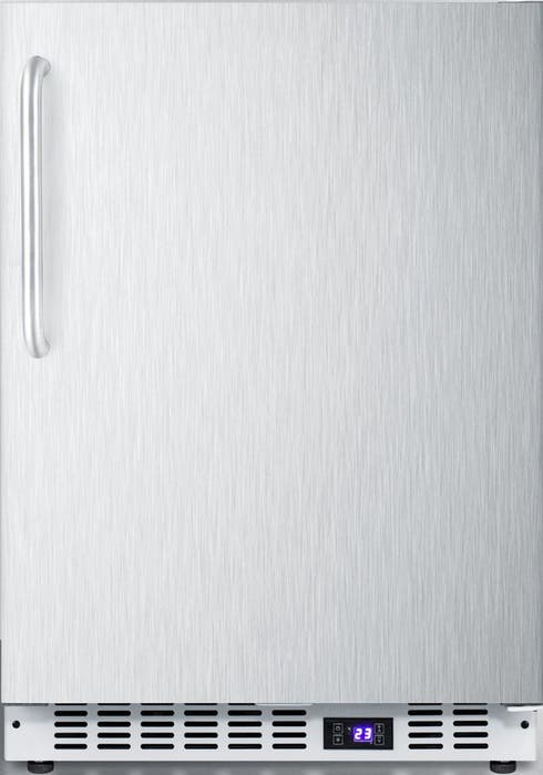 Summit SCFF52WXSSTB Stainless Steel/White, Towel Bar Handle