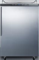 24 Inch, 5.6 Cu. Ft. Freestanding Custom Tap Beer Dispenser with Digital Thermostat