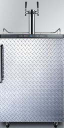 24 Inch, 5.6 Cu. Ft. Freestanding Custom Tap Beer Dispenser with Digital Thermostat