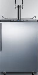 24 Inch, 5.6 Cu. Ft. Freestanding Custom Tap Beer Dispenser with Digital Thermostat