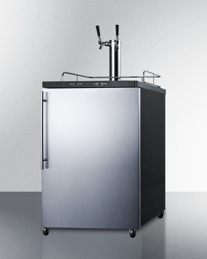 Summit SBC635MSSHVTWIN Stainless Steel/Black, Pro Handle